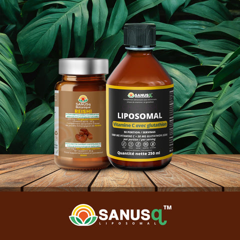 Pack Liposomale vitamine C et reishi | SANUSq Health