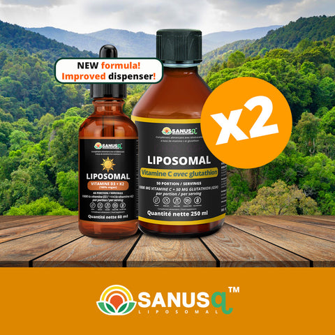 Pack renforcement du système immunitaire | SANUSq Health