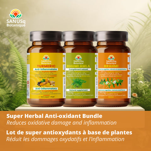 Lot de super antioxydants à base de plantes | SANUSq Health