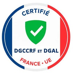 Badge de certification SANUSq Health DGCCRF et DGAL - Approbation réglementaire française pour les compléments alimentaires