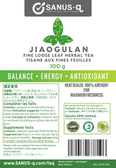 Thé de Jiaogulan - 100 g | SANUSq Health