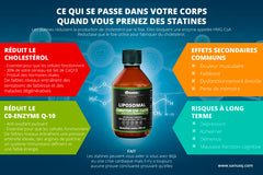 Avantages de la coenzyme liposomale Q10 lors de la prise de statines