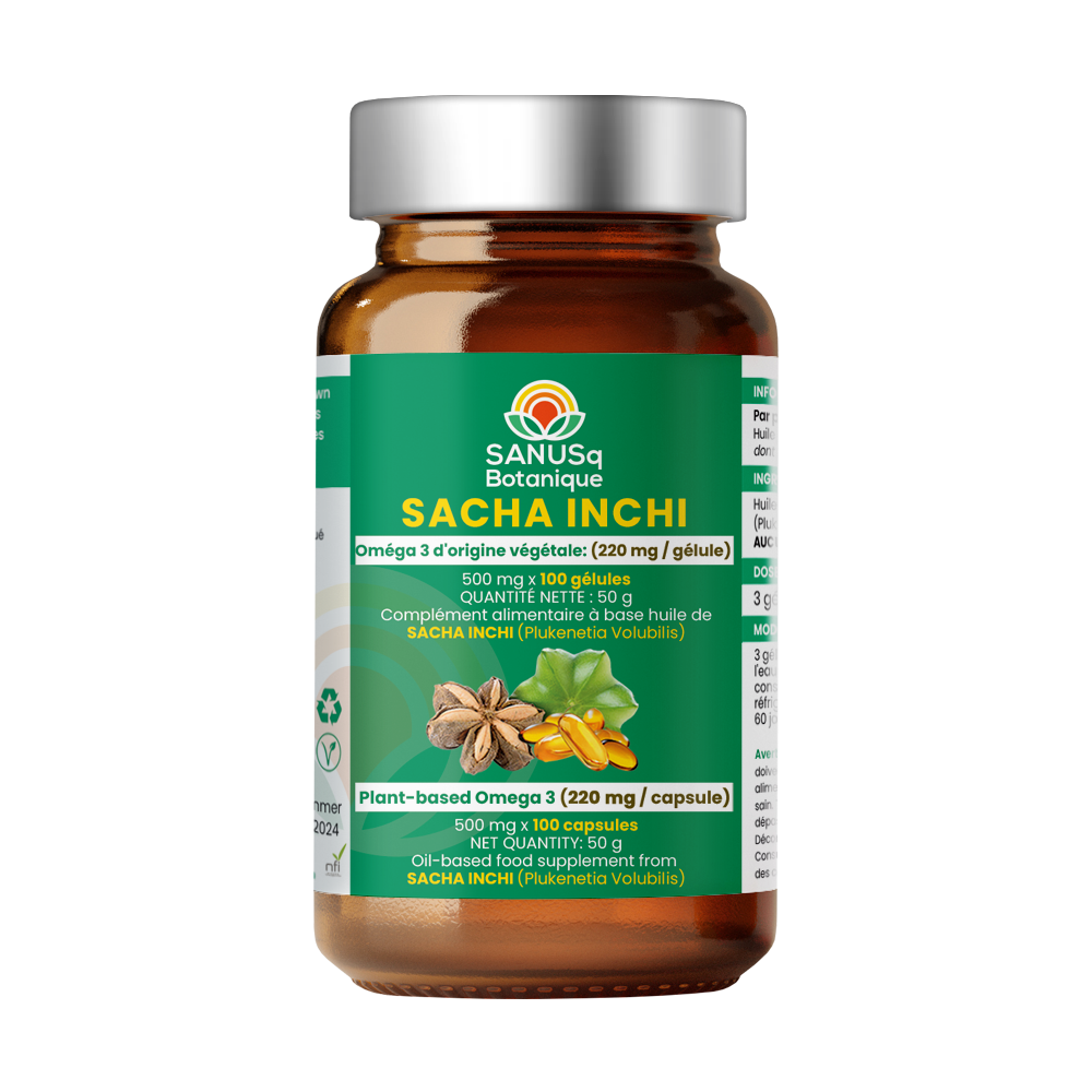 Sacha Inchi oil capsules - 500 mg x 100 capsules
