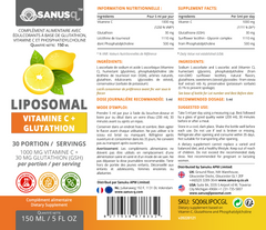 Vitamine C liposomique avec glutathion