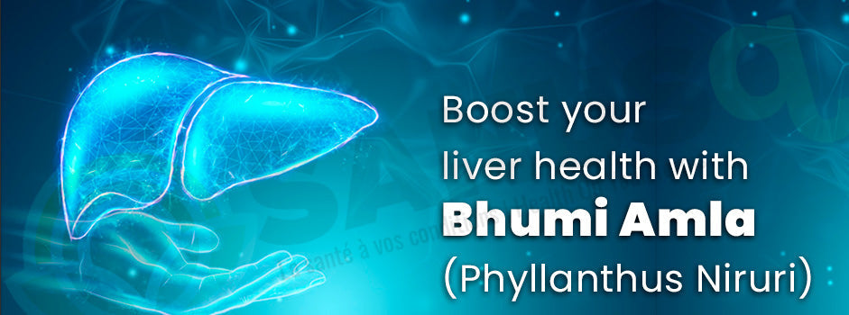 Bhumi Amla for liver health — Ayurvedic herb supports detoxification, protects liver cells and aids in 500+ liver functions