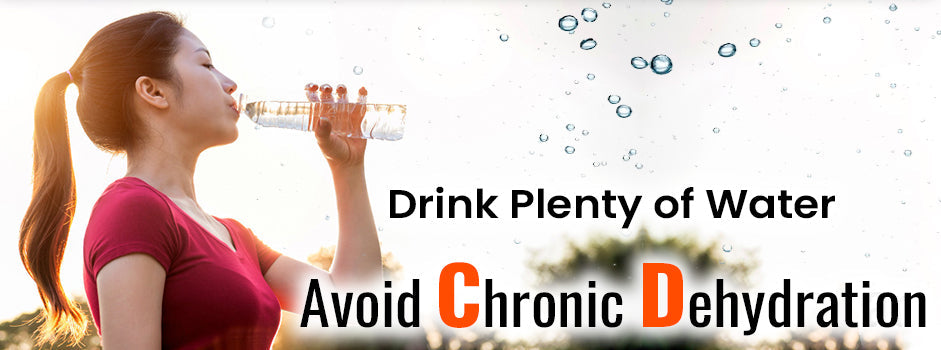 Chronic dehydration — symptoms include fatigue, joint pain, headaches and weight gain that signal you need more water