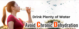 Chronic dehydration — symptoms include fatigue, joint pain, headaches and weight gain that signal you need more water