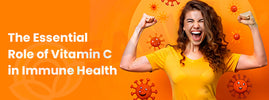 Immune health and vitamin C — essential antioxidant supports immune cells, fights infections and respiratory illness