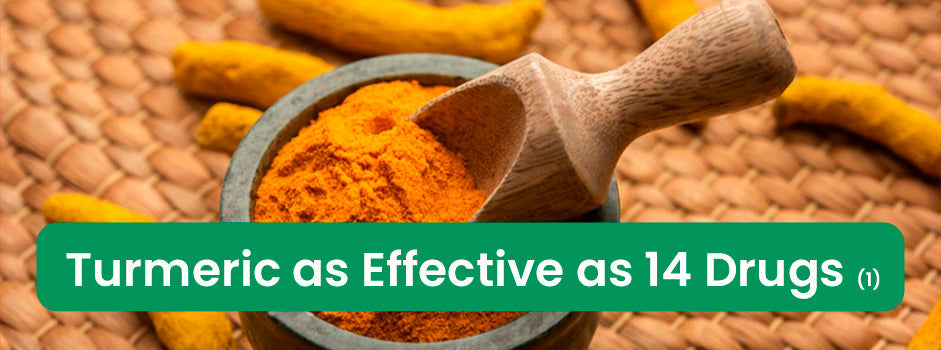 Turmeric and curcumin — as effective as 14 conventional drugs for inflammation, pain, depression and arthritis