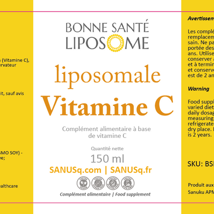 Liposomal Vitamin C from Bonne Sante Liposome