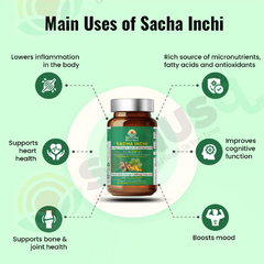 Capsules d’huile de sacha inchi - 500 mg | SANUSq Health