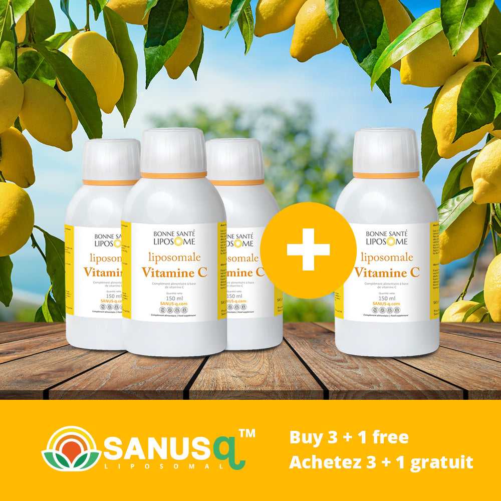 Pack de liposomale Vitamine C  | SANUSq Health