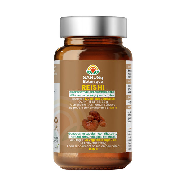 Reishi champignon gélules (végétales) - 300 mg | SANUSq Health