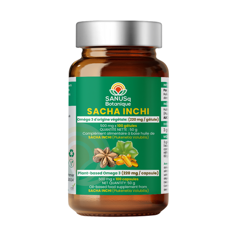 Capsules d’huile de sacha inchi - 500 mg | SANUSq Health