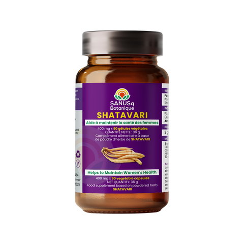 Shatavari (Asperges racemosus ) gélules - 400 mg | SANUSq Health