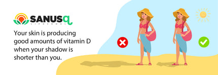 The best time of day for Vitamin D absorption from the sun