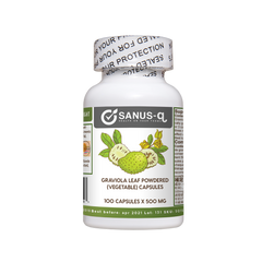 Capsules de feuilles de graviola en poudre (végétales) – 500 mg | SANUS-q
